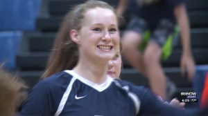 Buss waves to crowd before Waverly game