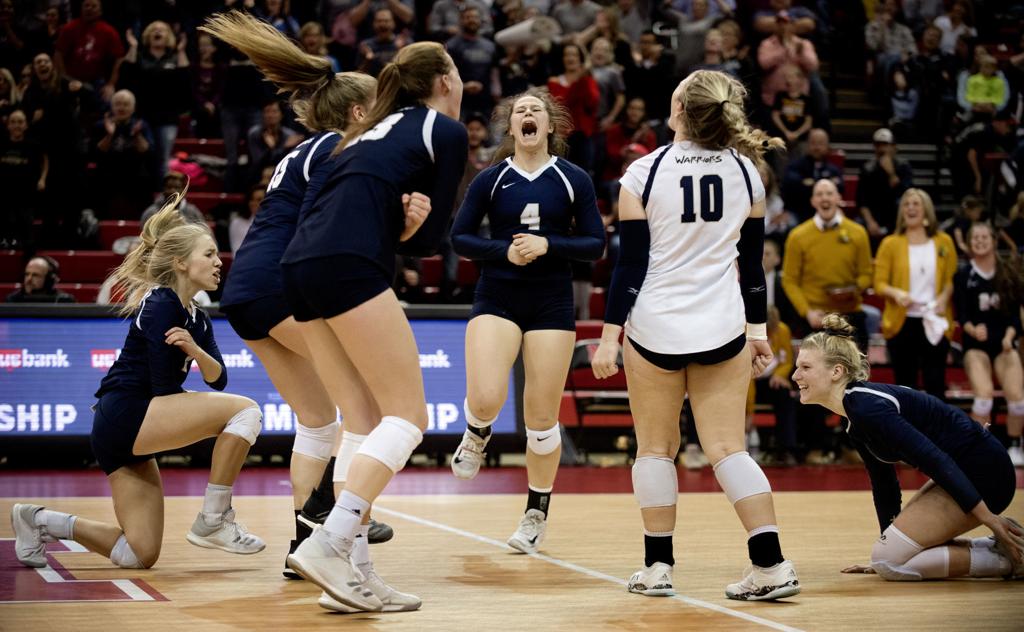 Team Celebrates after a point in the Championship